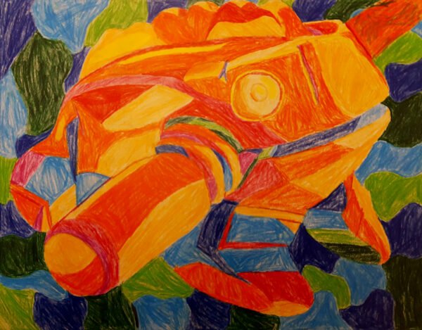 Fauvist Frog